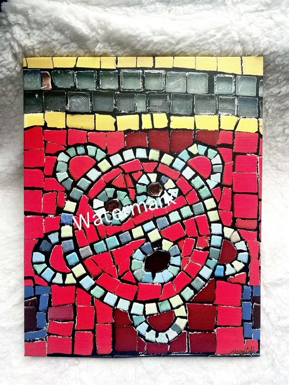 Taino Symbol Mosaic Wall Art